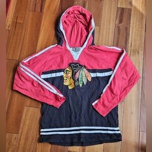 Kids Old Time Hockey Blackhawks Hoodie